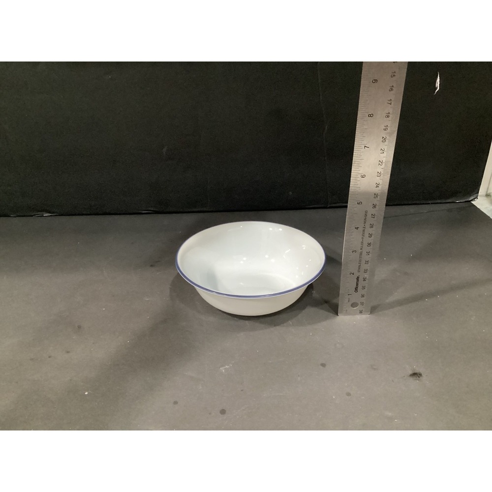 Corelle Vitrelle Set Of 4 Artemis 6.25" Cereal / Salad Bowl 18 oz White Blue